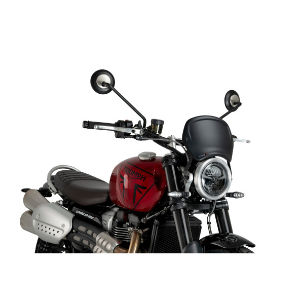 Puig Puig fly screen (abs) | matte black | triumph scrambler 1200x 2024>current